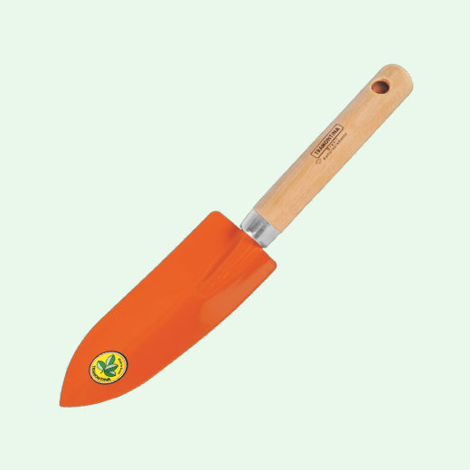Transplanting Trowel with Wooden Handle